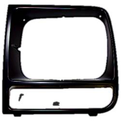 Crown Automotive Jeep Replacement - Crown Automotive 55055137 Black Headlamp Bezel for 97-01 Jeep Cherokee XJ - Image 2