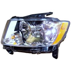 Crown Automotive Jeep Replacement - Crown 55079379AE Left Headlight Assembly for 11-13 Jeep Grand Cherokee WK2 - Image 2