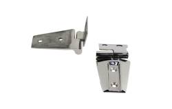 Kentrol - Kentrol 30572 Polished Silver Hood Hinge Pair for 07-18 Jeep Wrangler JK - Image 4