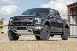 Rough Country Suspension Systems - Rough Country 2" Triple LED Pod Fog Light Kit-Spot 17-20 F150 Raptor 70700 - Image 3