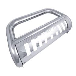 TrailFX - TrailFX 1312124001 TFX 3" Polished Stainless Bull Bar w/Skid Plate - Image 2