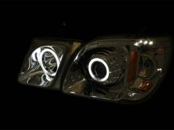 Anzo USA - Anzo USA Projector Headlight Set w/CCFL Halo Chrome for LX470 111169 - Image 2