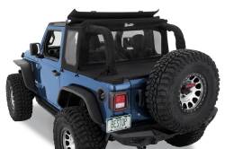 Bestop - Bestop 53903-17 Halftop Soft Top Black for 18-26 Jeep Wrangler JL 2DR - Image 2