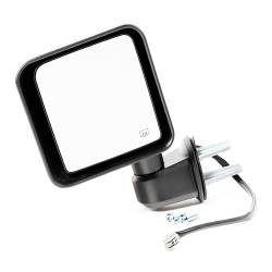 Omix - Omix 11002.26 Door Mirror Left Power Heated Black for 14 Jeep Wrangler JK - Image 1