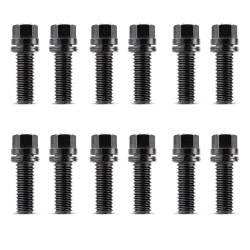 Proform - Proform 66753 Wedge-Locking Header Bolts Hex Head 3/8 Diam 1" Black Oxide 12Pc - Image 1
