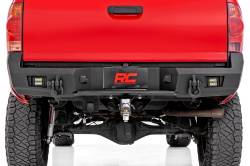 Rough Country Suspension Systems - Rough Country 10812 Heavy Duty Black Rear Bumper for 05-15 Toyota Tacoma - Image 3