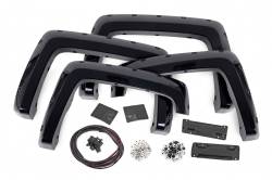 Rough Country Suspension Systems - Rough Country F-C11412B-GBA Blk Pocket Fender Flares for 14-18 Silverado 1500HD - Image 3