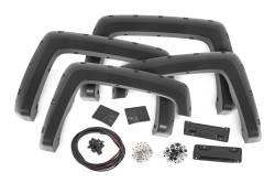 Rough Country Suspension Systems - Rough Country F-C11412B Pocket Fender Flares Black for 14-19 Silverado 1500/2500 - Image 3
