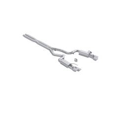 MBRP Exhaust - MBRP Exhaust S7280AL AL 3" Cat-Back Dual Exit w/Muffler 24-26 Ford Mustang GT - Image 1
