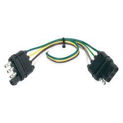 Husky Towing - Husky Towing 12" 4 Wire Flat Extension Harness 30280 - Image 1