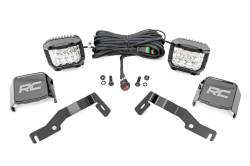 Rough Country Suspension Systems - Rough Country 72105 A-Pillar 3" LED Ditch Light Kit Flood for 24-26 Tacoma - Image 2