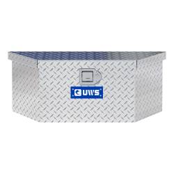 UWS - Bright Aluminum 34" Trailer Tongue Box w/Low Profile Heavy Packaging - Image 2