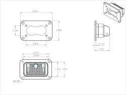 Baja Designs - Baja Designs 481015 S2 Pro Black Flush Mount LED Auxiliary Light Pod - Image 2