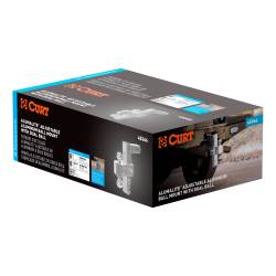CURT - CURT 45366 AlumaLite Adjustable Aluminum Hitch w/Dual Ball 9.5" Drop - Image 2