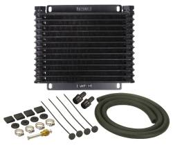 Derale - Derale 13613 13 Row Series 9000 Plate & Fin Transmission Cooler Kit 1/2" NPT - Image 1