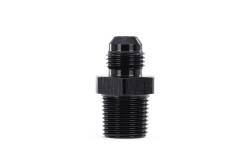HPS Performance - HPS AN816-8-8 -8AN Flare To 3/8" NPT/Metric Adapter Straight Black - Image 1