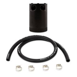 Mishimoto - Mishimoto MMBCC-CBTWO-BK Mishimoto Compact Baffled Oil Catch Can 2-Port - Image 1