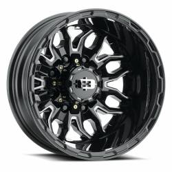 Vision Wheel - Vision Wheel 410 Korupt 17x6.5 8x200 -143.35mm Gloss Black/Milled 410-7680GBMSR - Image 1