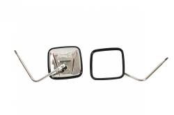 Kentrol - Kentrol 30443 Polished Outback Mirrors Pair for 76-18 Jeep Wrangler CJ/YJ/TJ/JK - Image 1