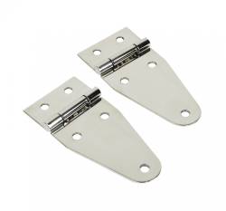 Kentrol - Kentrol 30402 Polished Hood Hinge Pair for 55-95 Jeep Wrangler CJ & YJ - Image 3