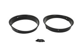 Kentrol - Kentrol 50543 Black Headlight Bezels Pair for 97-06 Jeep Wrangler TJ - Image 1