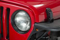 Kentrol - Kentrol 50543 Black Headlight Bezels Pair for 97-06 Jeep Wrangler TJ - Image 7