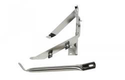 Kentrol - Kentrol 30498 Polished Battery Tray w/Support Arm for 76-86 Jeep CJ - Image 3