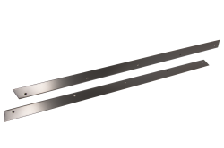 Kentrol - Kentrol 50414 Black Powdercoat Stainless Steel Rocker Guards for 76-86 Jeep CJ7 - Image 1
