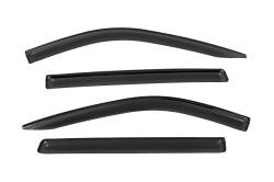 Rough Country Suspension Systems - Rough Country 911924 Smoke Rain Guard Window Deflectors Silverado/Sierra Crew - Image 5