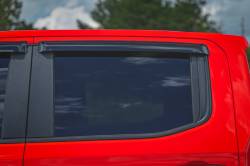 Rough Country Suspension Systems - Rough Country 911924 Smoke Rain Guard Window Deflectors Silverado/Sierra Crew - Image 6