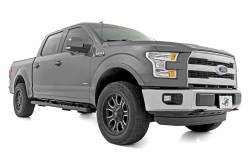 Rough Country Suspension Systems - Rough Country 41010A BA2 Side Step Bars for 15-26 Ford F150/F250/F350 Crew - Image 2