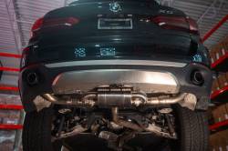 Valvetronic Designs - Valvetronic UVM.63MM.TSTYLE.X1 T-Style Universal Muffler Single Inlet Dual 2.5" - Image 2