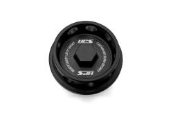 HPS Performance - HPS 5269-104WB Billet Oil Cap M32x3.5 18mm Tall Thread 37mm Total Height - Image 1