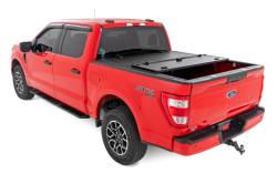 Rough Country Suspension Systems - Rough Country 9225650_A Hard Tri-Fold Tonneau Cover for 21-24 Ford F150 5.5' - Image 4