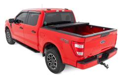 Rough Country Suspension Systems - Rough Country 9225650_A Hard Tri-Fold Tonneau Cover for 21-24 Ford F150 5.5' - Image 5