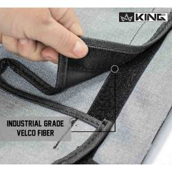 King 4WD - King 4wd 14019935 Half Door Uppers Soft Upper Doors for 97-06 Wrangler TJ Black - Image 9