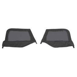 King 4WD - King 4wd 14019935T Half Soft Upper Doors Tinted for 97-06 Jeep Wrangler TJ Black - Image 2