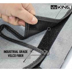 King 4WD - King 4wd 14019935T Half Soft Upper Doors Tinted for 97-06 Jeep Wrangler TJ Black - Image 8