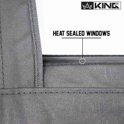 King 4WD - King 4wd 14019935T Half Soft Upper Doors Tinted for 97-06 Jeep Wrangler TJ Black - Image 9