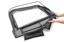MasterTop - MasterTop 15422201 Upper Steel Door Frames Black Powdercoat for 97-06 WranglerTJ - Image 3