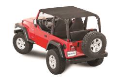 MasterTop - MasterTop 14810024 Soft Top Combo Bimini Top Plus for 04-06 Jeep Wrangler LJ - Image 5