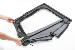 MasterTop - MasterTop 15422101 Upper Steel Door Frames Blk Powdercoat for 87-95 Wrangler YJ - Image 5