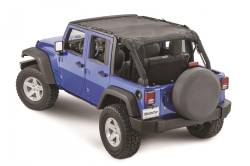 MasterTop - MasterTop 14221401 ShadeMaker Freedom Mesh Bimini Top Plus for 07-18 Jeep JK 4DR - Image 1