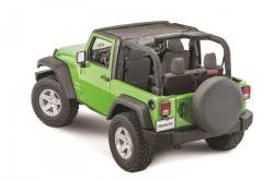 MasterTop - MasterTop 14201301 ShadeMaker Freedom Mesh BiMini Top for 07-18 Wrangler JK 2DR - Image 1