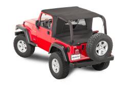 MasterTop - MasterTop 14815224 Ultimate Soft Top Combo Bimini Top Plus for 03-06 Wrangler TJ - Image 1