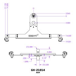 GEN-Y Hitch - GEN-Y Hitch GH-21014 GoosePuck2 5" Offset Gooseneck Ball for Dodge/Ram - Image 3