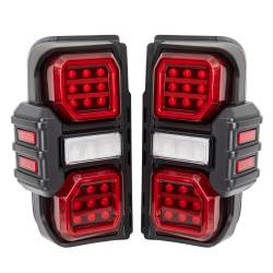 AMERICAN MODIFIED - AMERICAN MODIFIED AMFMEC00202 Raptor Style LED Tail Lights Red Lens - Image 2