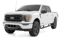 Rough Country Suspension Systems - Rough Country 45000 Black TR2 Side Step Bars for 15-26 F150/F250/F350 Crew - Image 2