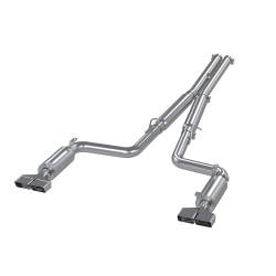 MBRP Exhaust - MBRP Exhaust S7104409 T409 3" Cat-Back Dual Rear Exit for 09-14 Challenger RT - Image 1