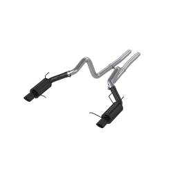 MBRP Exhaust - MBRP Exhaust S7258BLK Blk 3" CatBack Rear Exit w/Muffler 11-14 Mustang GT/Shelby - Image 1